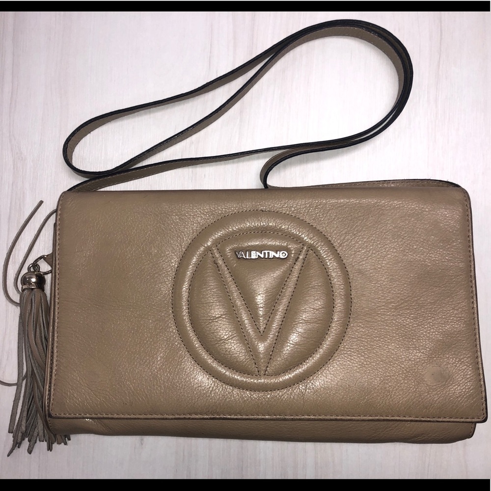 Beige Valentino Lena Clutch
